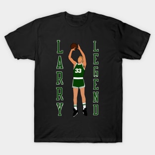 Larry Bird Larry Legend - Boston Celtics T-Shirt